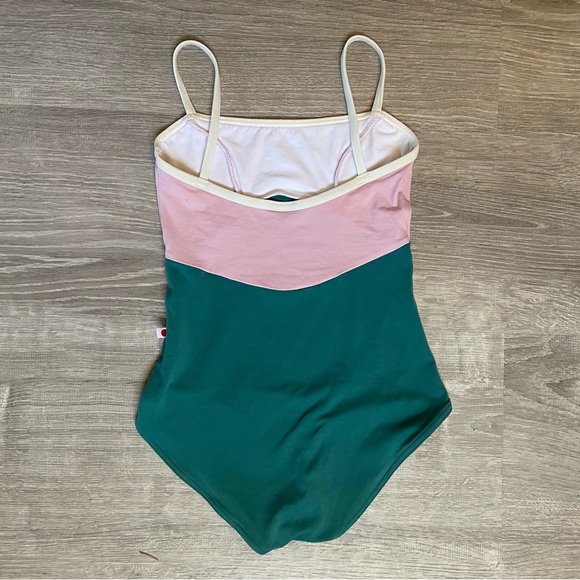 SOLD!!! Yumiko Leotard - Microfiber - Dusty Rose, Musk, Antique Denise, S - Picture 2 of 3